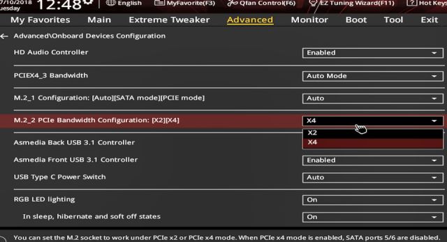 BIOS/UEFI Configuration for Optimizing M.2 PCIe NVMe SSDs